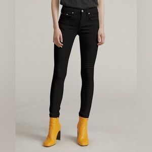 Rag and Bone high rise skinny jeans - black size 26